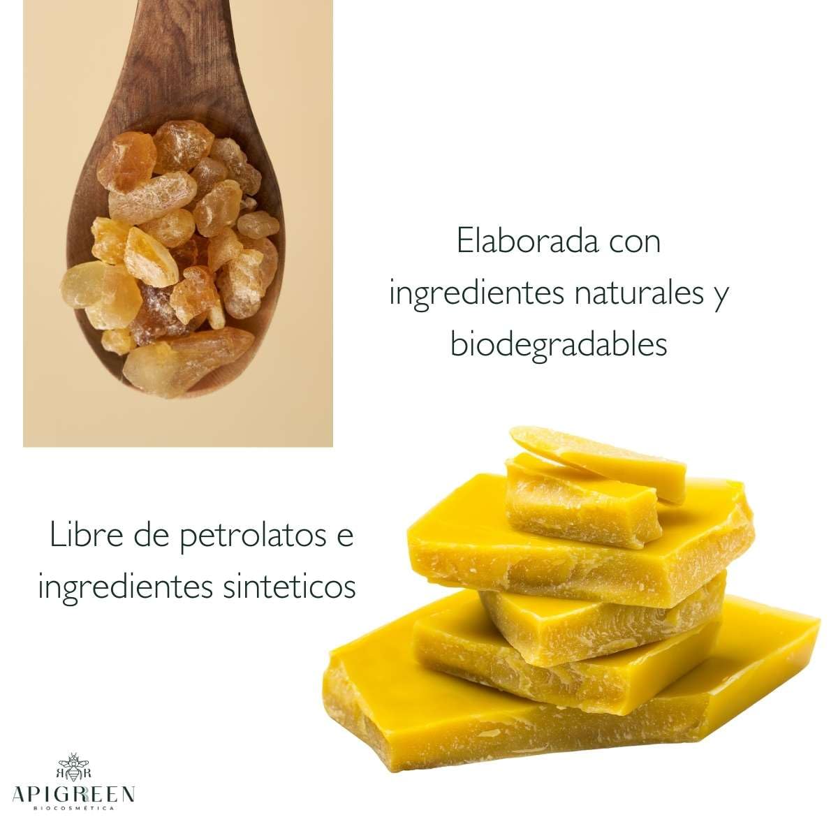 APIGREEN - CERA ESPAÑOLA DEPILATORIA (400GRS) + APLICADORES, PIEL SENSIBLE - BIKINI, ROSTRO, PIERNAS, BARBA | DEPILA SIN DOLOR | EFICAZ EN TODO TIPO DE VELLO (Clorofila)
