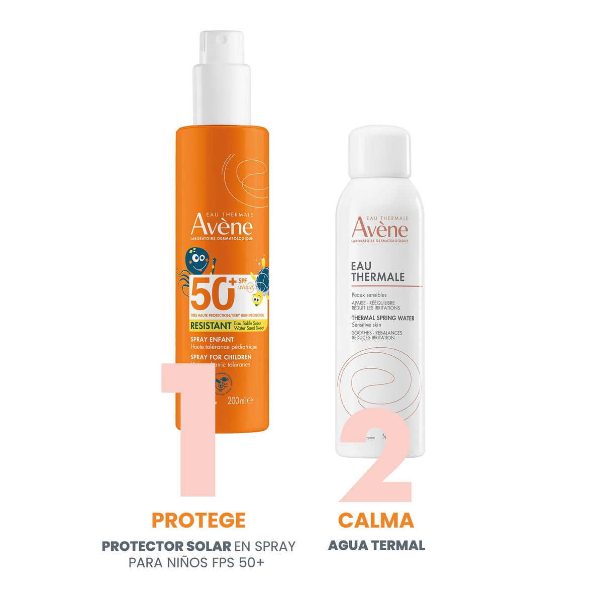 Avene Protector Solar Niños FPS50+ en Spray Piel Sensible 200ml