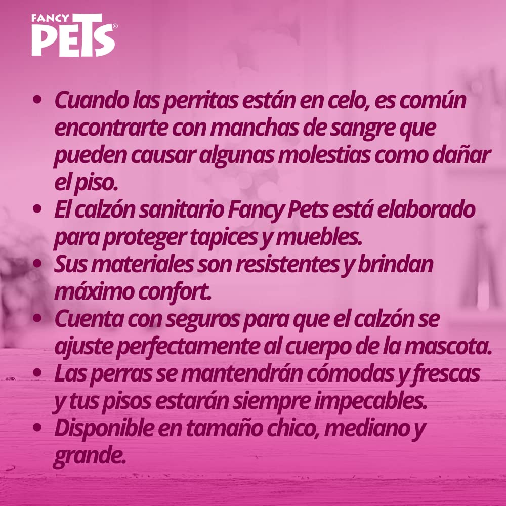 Fancy Pets Calzón Sanitario Tamaño Grande para Perro Varios Colores