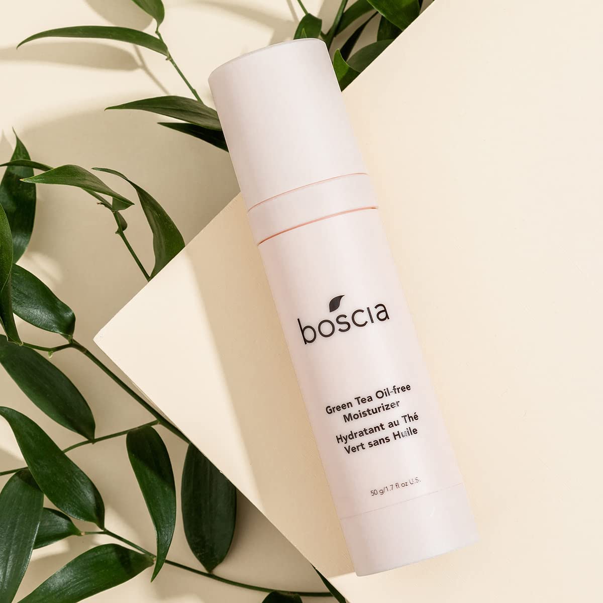 boscia Hidratante de Té Verde sin aceite. Cuidado de la piel vegano, puro, natural y sin crueldad animal. Hidratante Facial de Té verde Japonés, sin Aceite de uso diario, 50 g