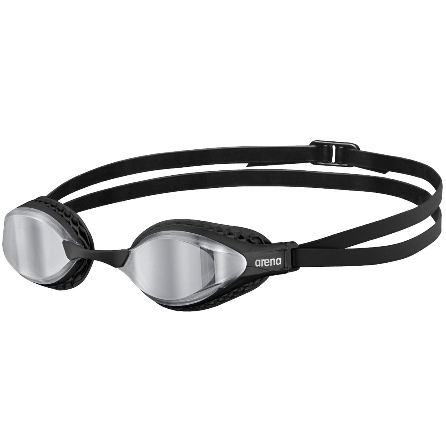 Arena - Gafas 003151-100-UNITALLA, Airspeed Mirror, plateadas y negras, Unitalla