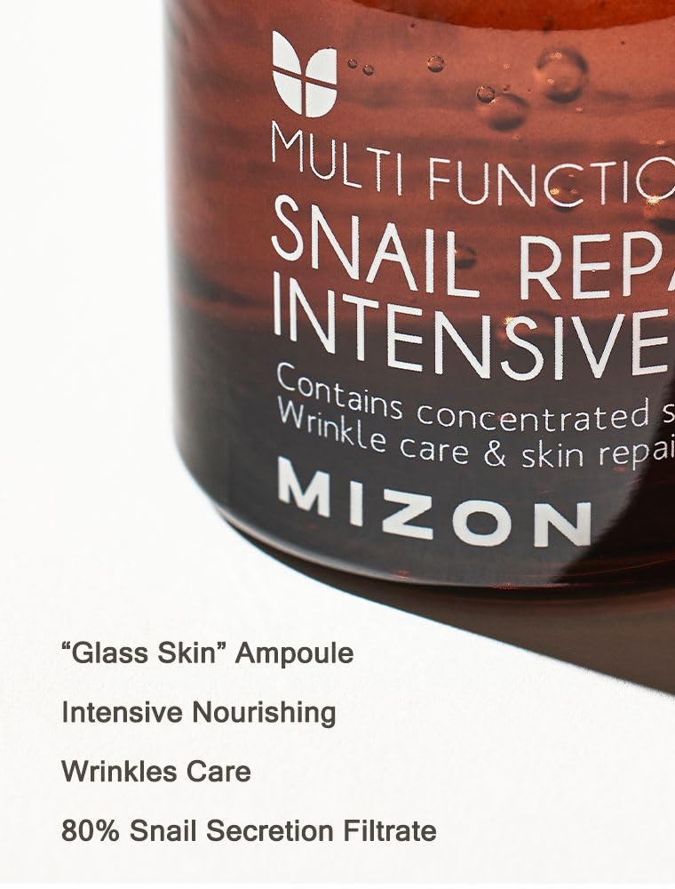 MIZON Snail Repair Intensive Ampoule - Anti Wrinkle - Multi Function Formula