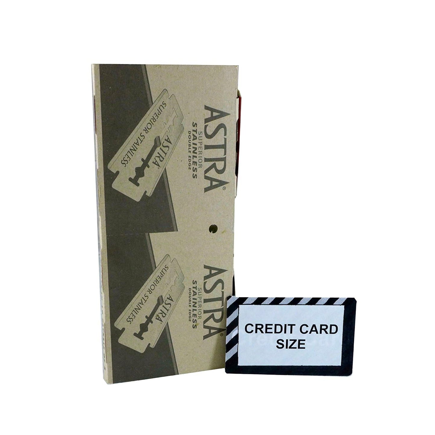 100 Astra Superior Stainless Double Edge Safety Razor Blades