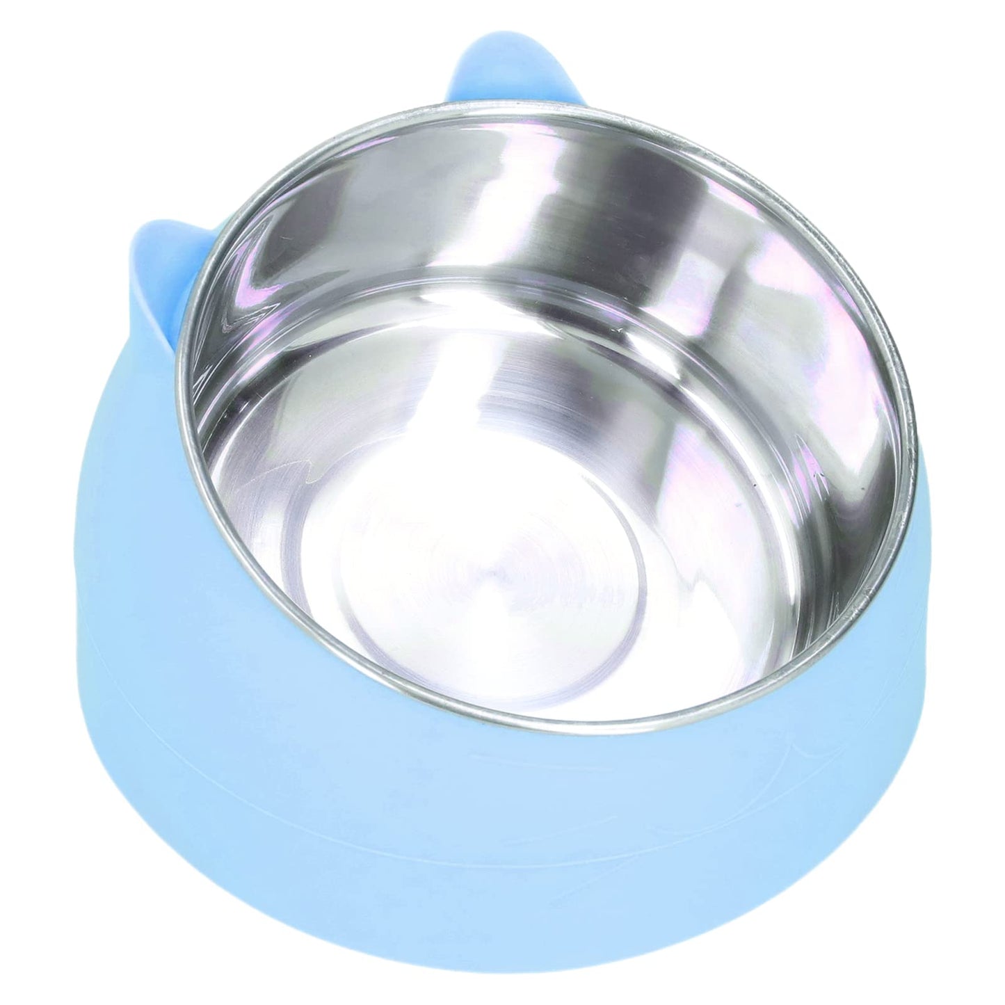 GLOGLOW Cuenco para Mascotas con Calefacción, Temperatura de Acero Inoxidable Tazón de Comida para Gatos Tazón de Calentamiento para Mascotas Perro Gato Calentador de Agua Térmico Tazón para Gatos