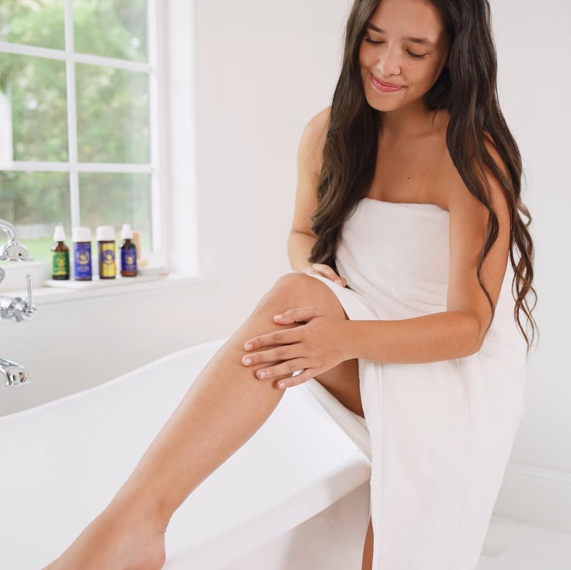 Aceite Orgánico Mezcla de Oliva, Lavanda, Almendra y Semilla de Uva con Vitamina E para Cuidado Diario de Piel, Cabello, Cara, Uñas y Cuero Cabelludo para Hombre y Mujer