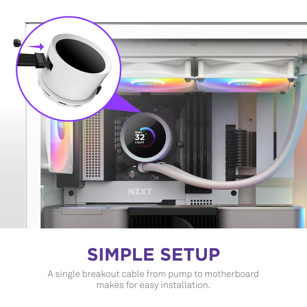 ELIQ NZXT KRAKEN 240MM RGB BLANCO