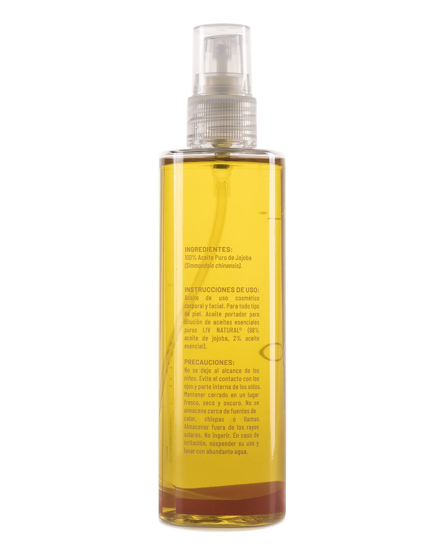 LIV NATURAL Set de Aceite de Almendras dulces y Aceite de Jojoba 100% puro. 125 ml cada uno