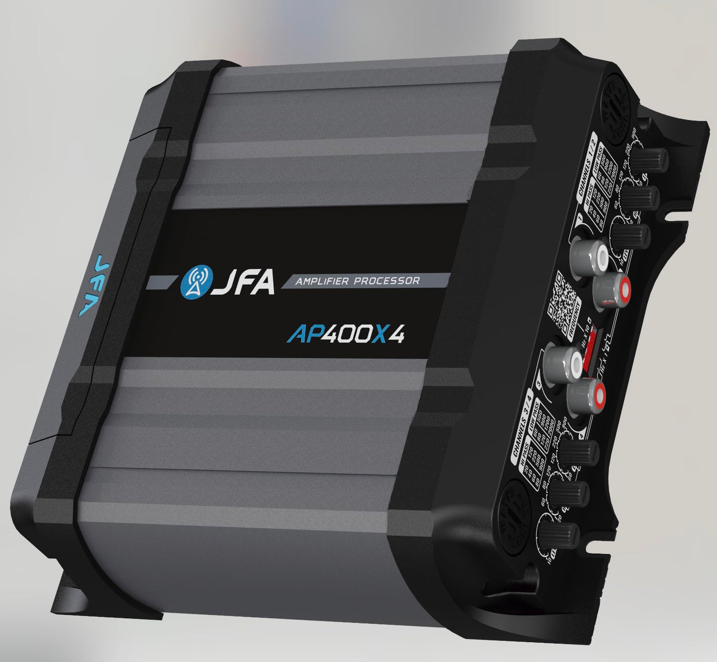 Procesador de Audio y Amplificador Clase D 400x4 para Coche y Motocicleta de Gama Completa