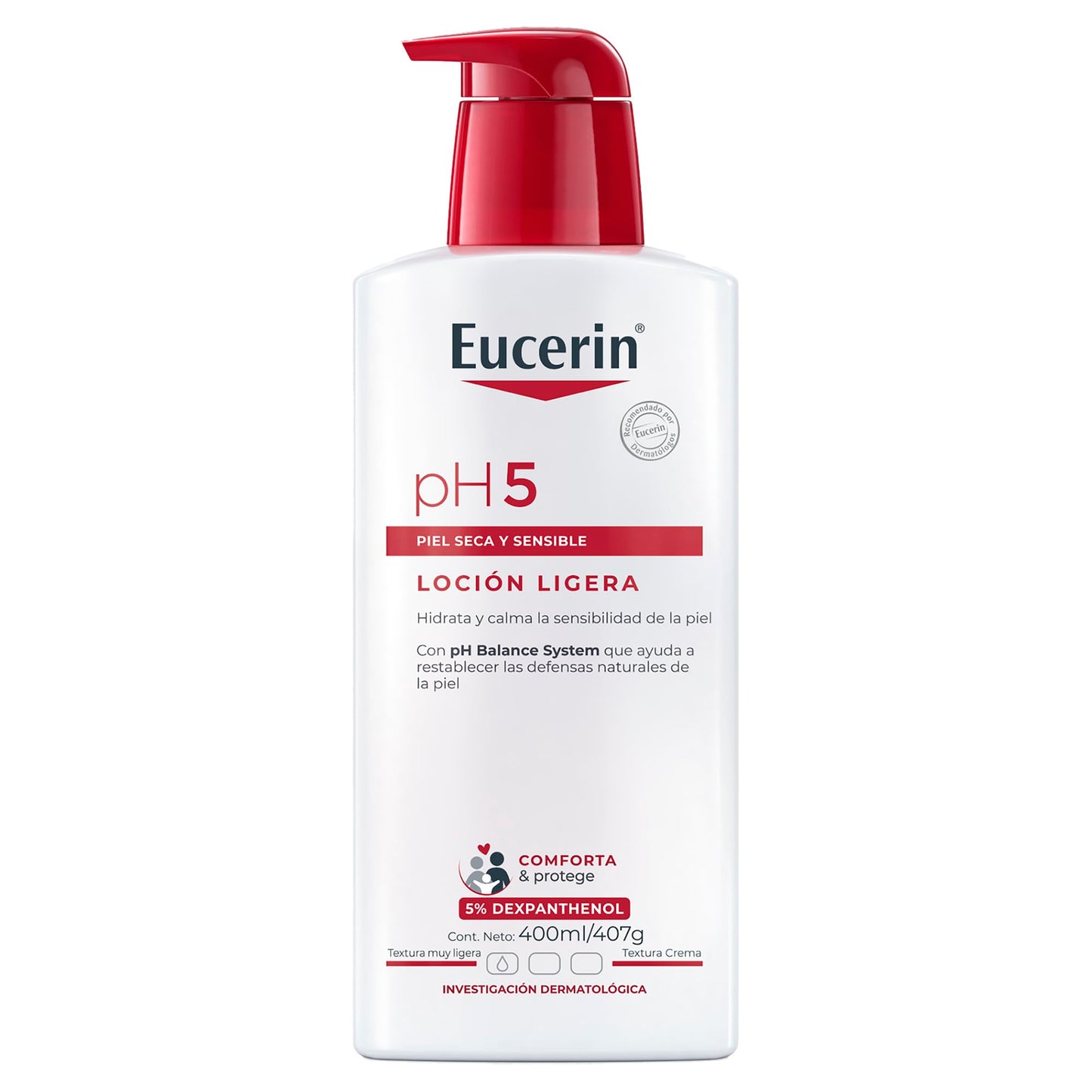 Eucerin Ph5 Loción Corporal Ligera para Piel Sensible o Seca 400ml