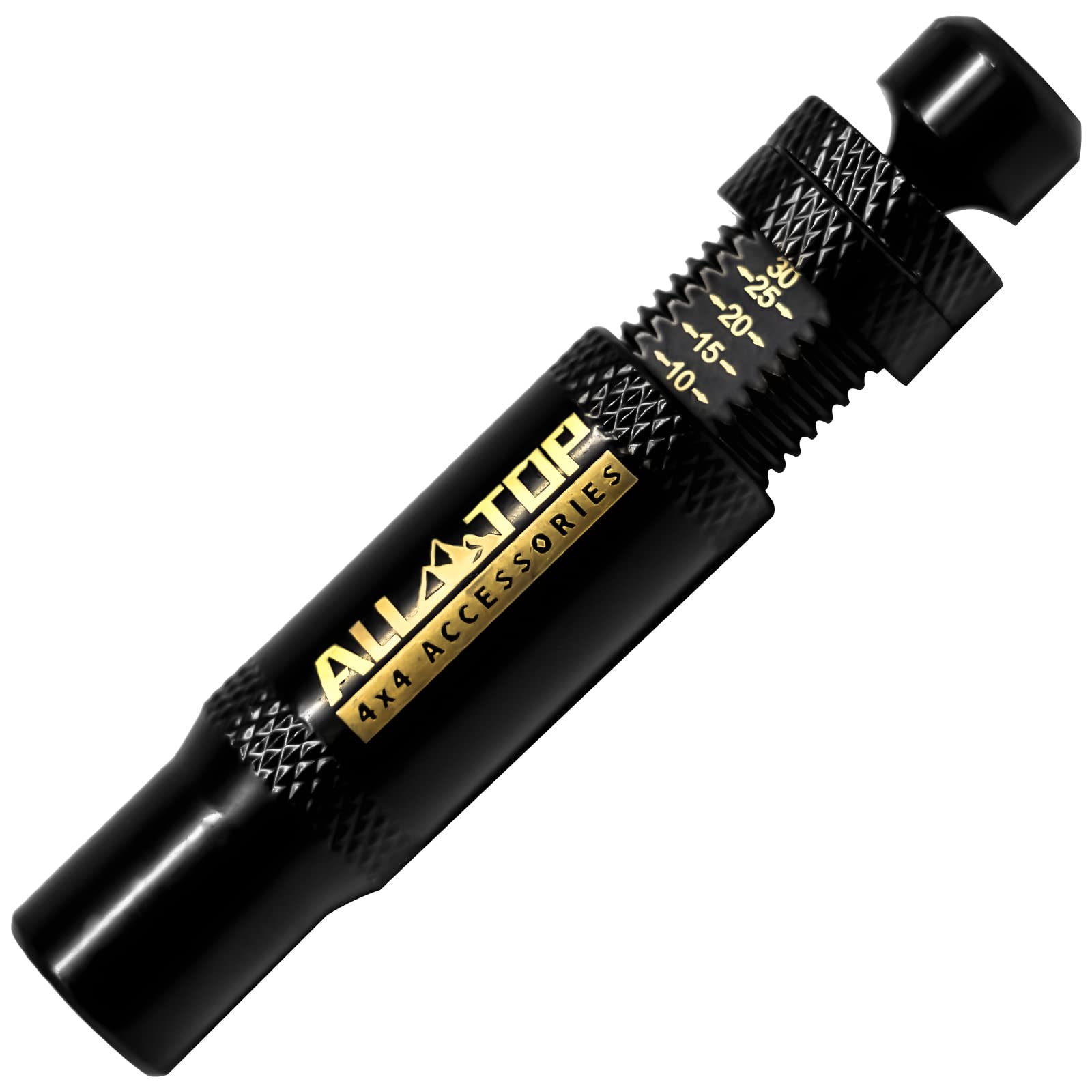 Kit de Válvula de Desinflador de Neumáticos ALL Ajustable para Todoterreno 4x4 10-30 PSI Plateado con Herramientas de Aire 8 Piezas