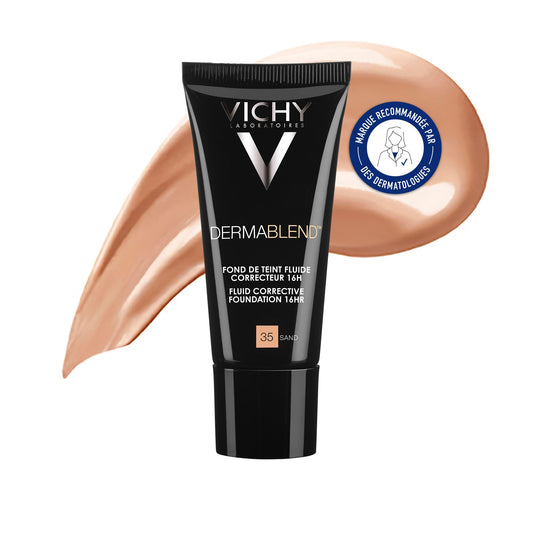 Vichy Dermablend smooth 35 sand 30ml base de maquillaje fluida de alta cobertura 35 SAND