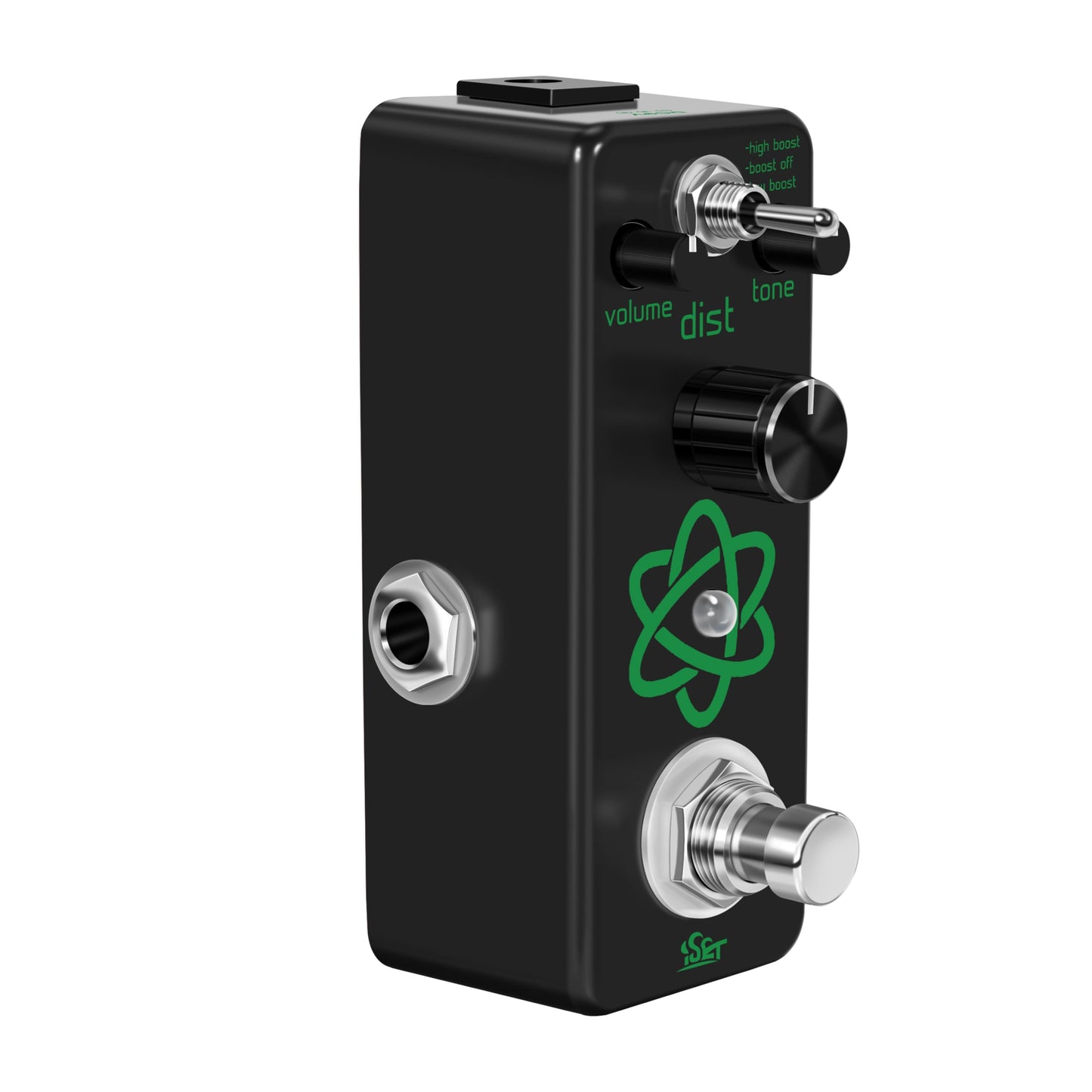iSET Atom Heavy Metal Nueva versión Pedal de guitarra Mini Pedal de efecto de guitarra individual para guitarra eléctrica Bajo True Bypass