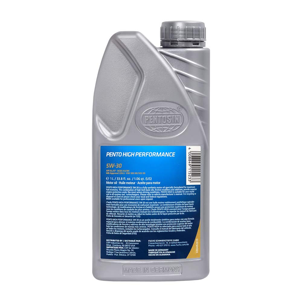 Aceite de Motor Pentosin Hp 5W-30 1 Litro