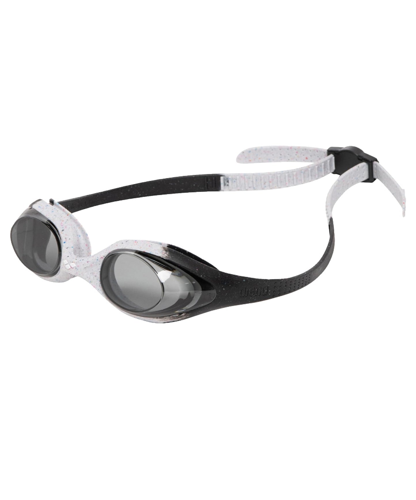 ARENA - anteojos de natación unisex para niñas y niños de 6 a 12 años, sin niebla y sin espejo, fácil de ajustar, sin fugas, humo/gris/negro