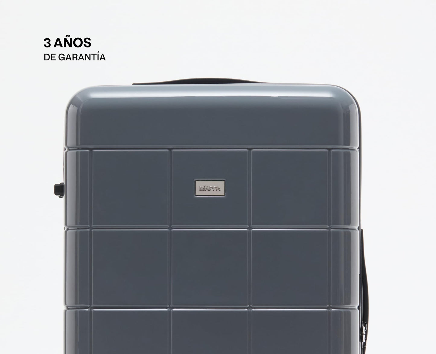 Mappa Lite - Maleta de Viaje Rígida y Ligera con 3 Años de Garantía, Hecha de Makrolon y ABS, 4 Ruedas Giratorias 360 con Tecnología Japonesa Hinomoto, Candado TSA, Correas Ajustables