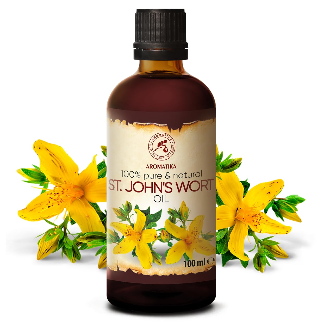 Aceite Orgánico Hierba San Juan para Cuidado Intensivo Piel - Aromaterapia Natural - Envío Rápido y Calidad Premium.