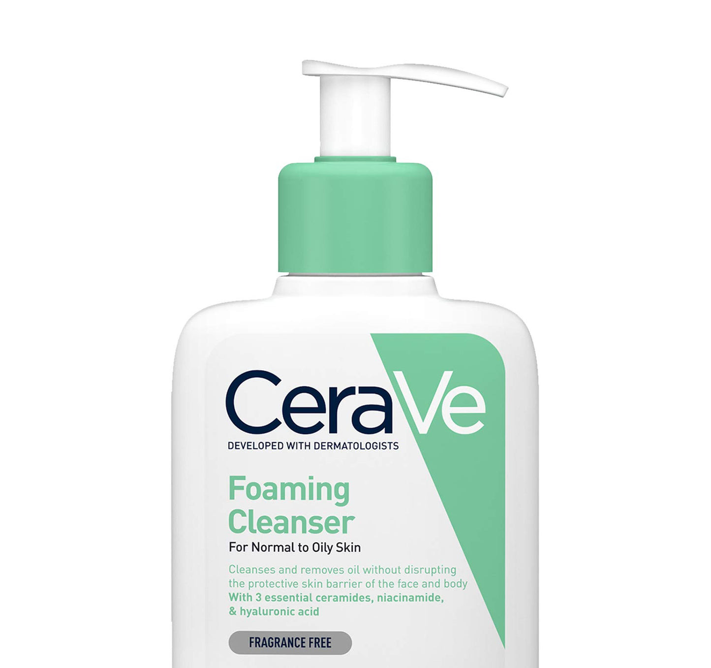 CeraVe Loción Hidratante de Rostro |52ml| Hidratante facial de noche con textura ultraligera + Gel Limpiador Espumoso |237ml| Limpiador diario para piel mixta grasa o con acné