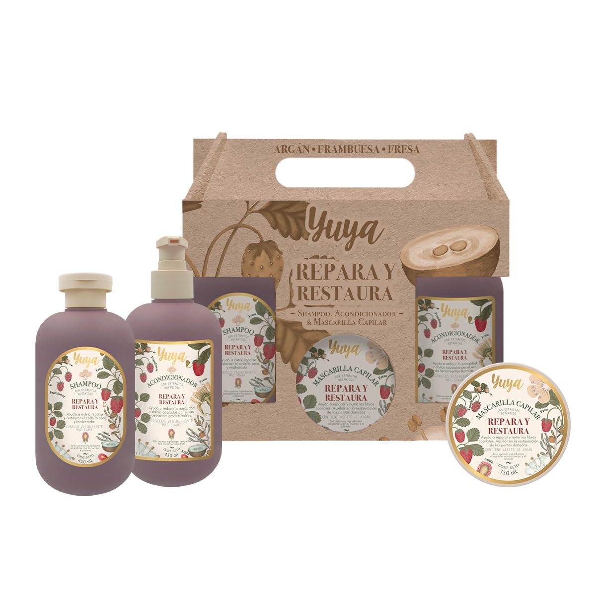 Yuya - Set Tratamiento Capilare REPARA y RESTAURA con ARGÁN Y PANTENOL
