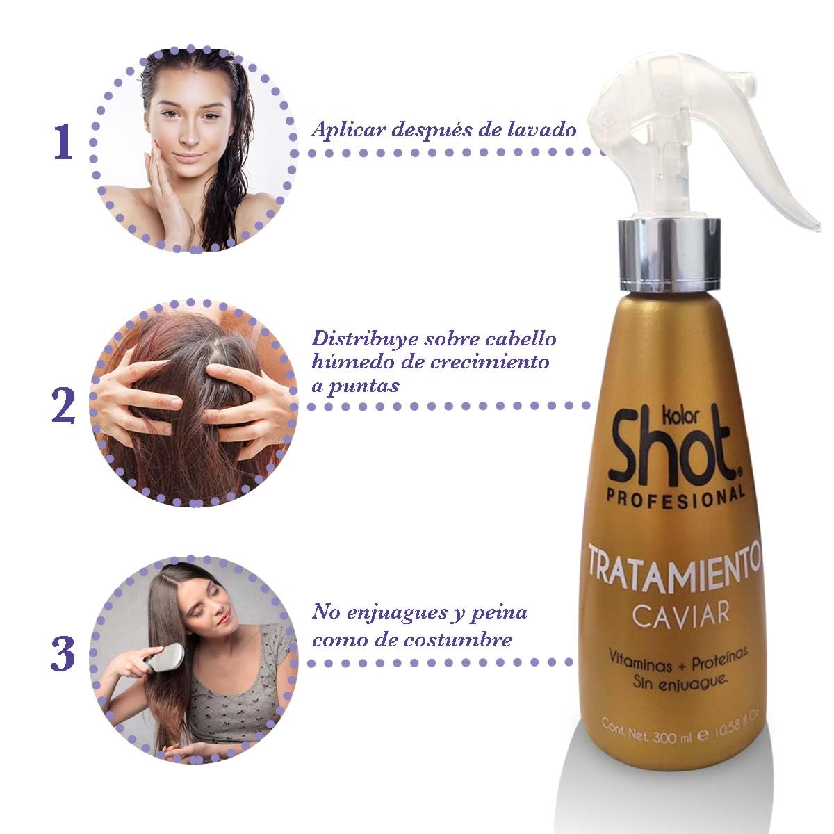 Tratamiento Capilar Caviar Humectante Hidratante para Cabello Seco y Maltratado