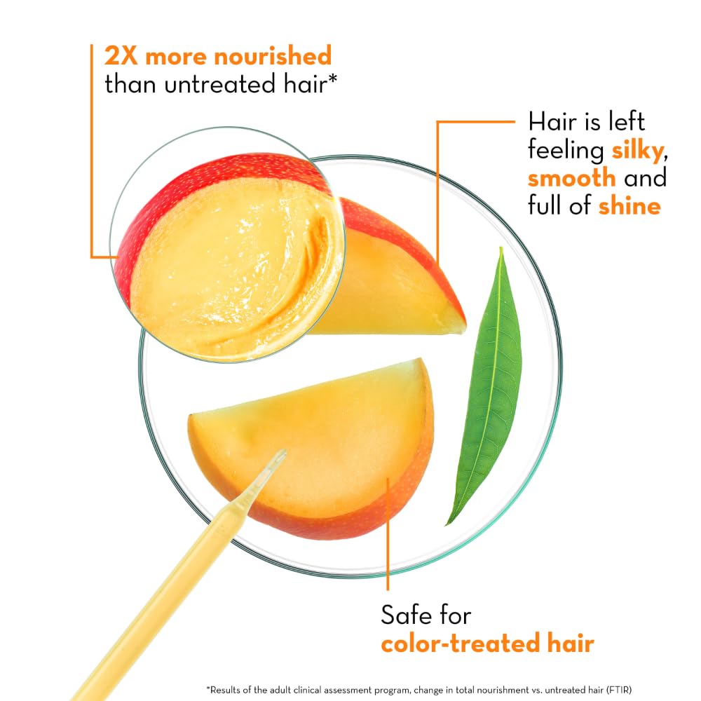 Acondicionador nutritivo Klorane con mantequilla de mango, hidrata e hidrata el cabello seco, parabeno, silicona, sin sulfato, 6.7 fl.oz.