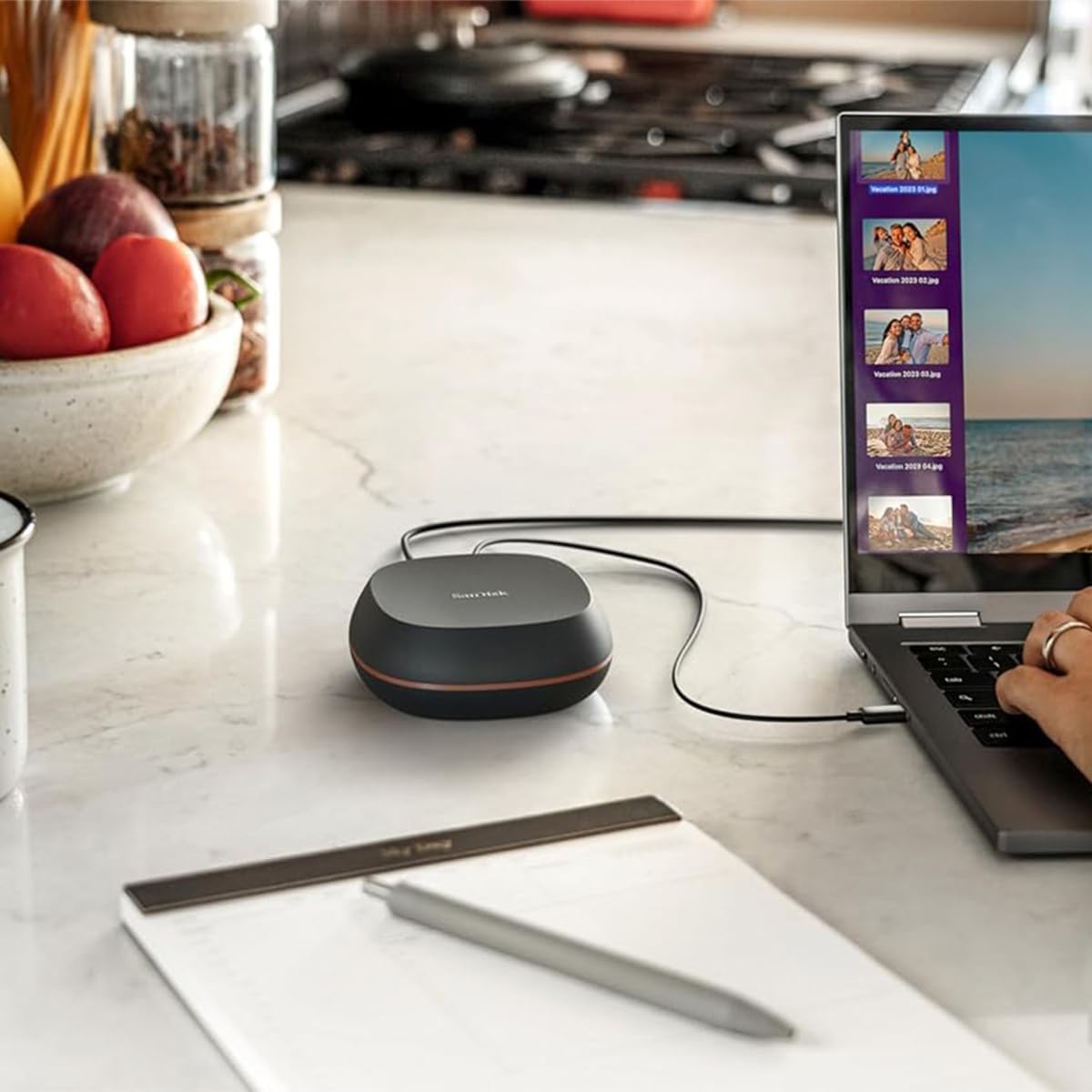 Unidad SSD SanDisk 4 TB Externa USB-C USB 3.2 hasta 1000 MB/s