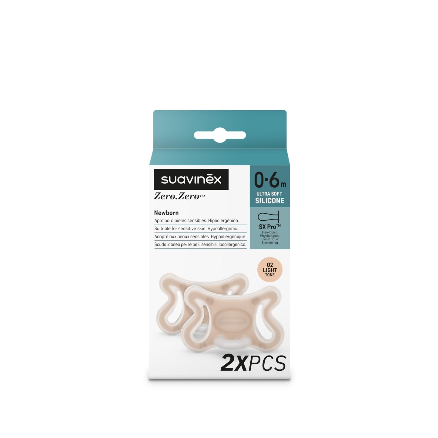 Chupete Suavinex Light 0-6 Meses Pack de 2