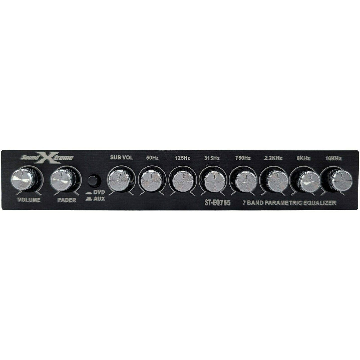 Ecualizador Paramétrico de Audio SoundXtreme ST-EQ755 Negro 7 Bandas 8 Voltios RMS para Coche