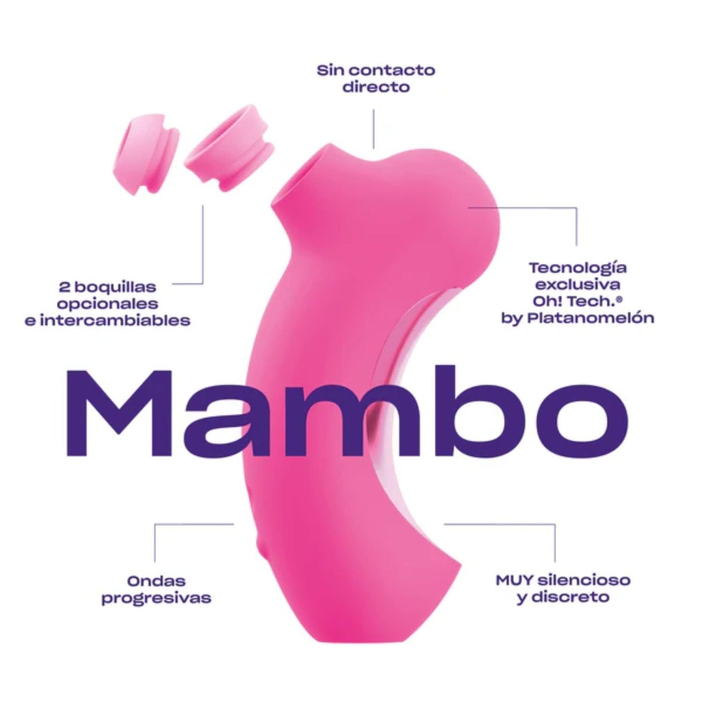 Platanomelón Mambo - Succionador para clítoris (Mambo Rosa)