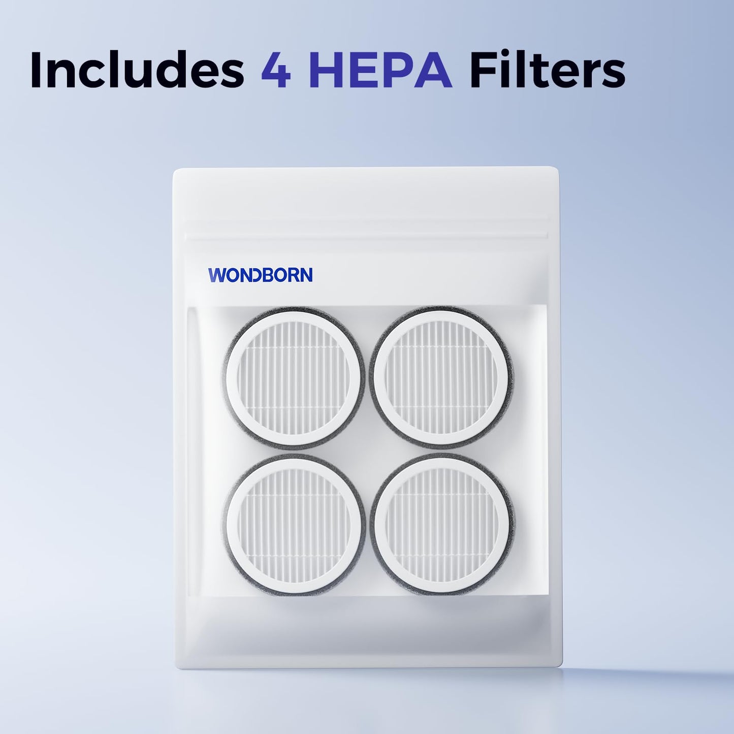 WONDBORN - Filtros HEPA para esterilizador y secadora (4 piezas)