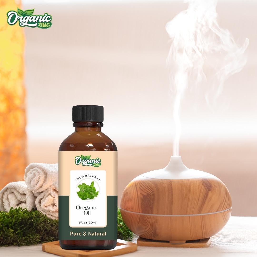 Organic Zing Oregano Essential Oil Pure & Natural for Skin care, Hair care, Body Care - 30ml