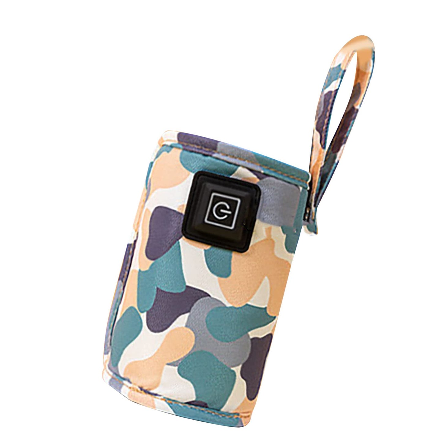 Bolsa térmica para biberones de bebé, con USB, tamaño ajustable, portátil, para exteriores, 5 V, 2 A (blanco)