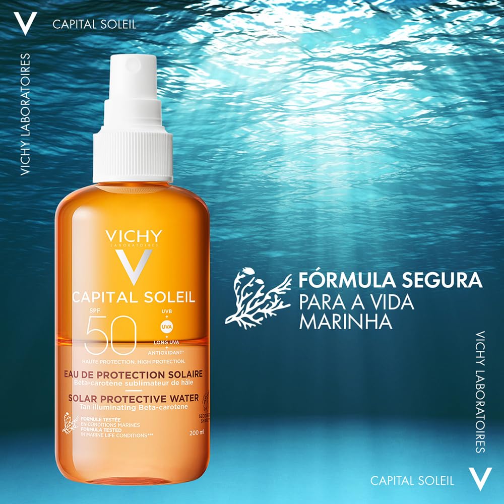 Agua Solar Bronceadora Vichy FPS 50 200ml