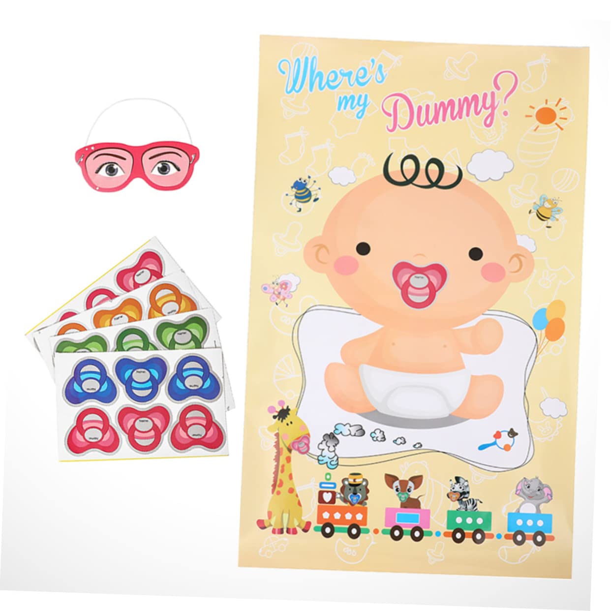 Juego Chupete Toyvian Pegatinas Dibujos Animados niño Cumpleaños