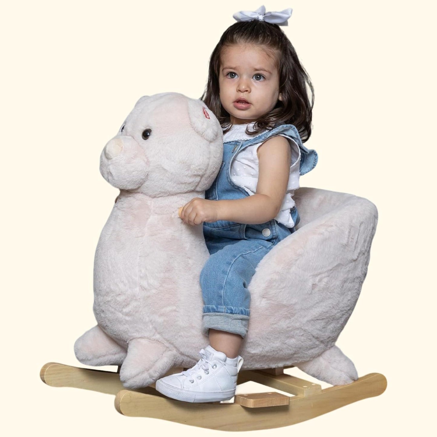 BAMBINETO Montable Mecedora para Bebe Osito de Peluche