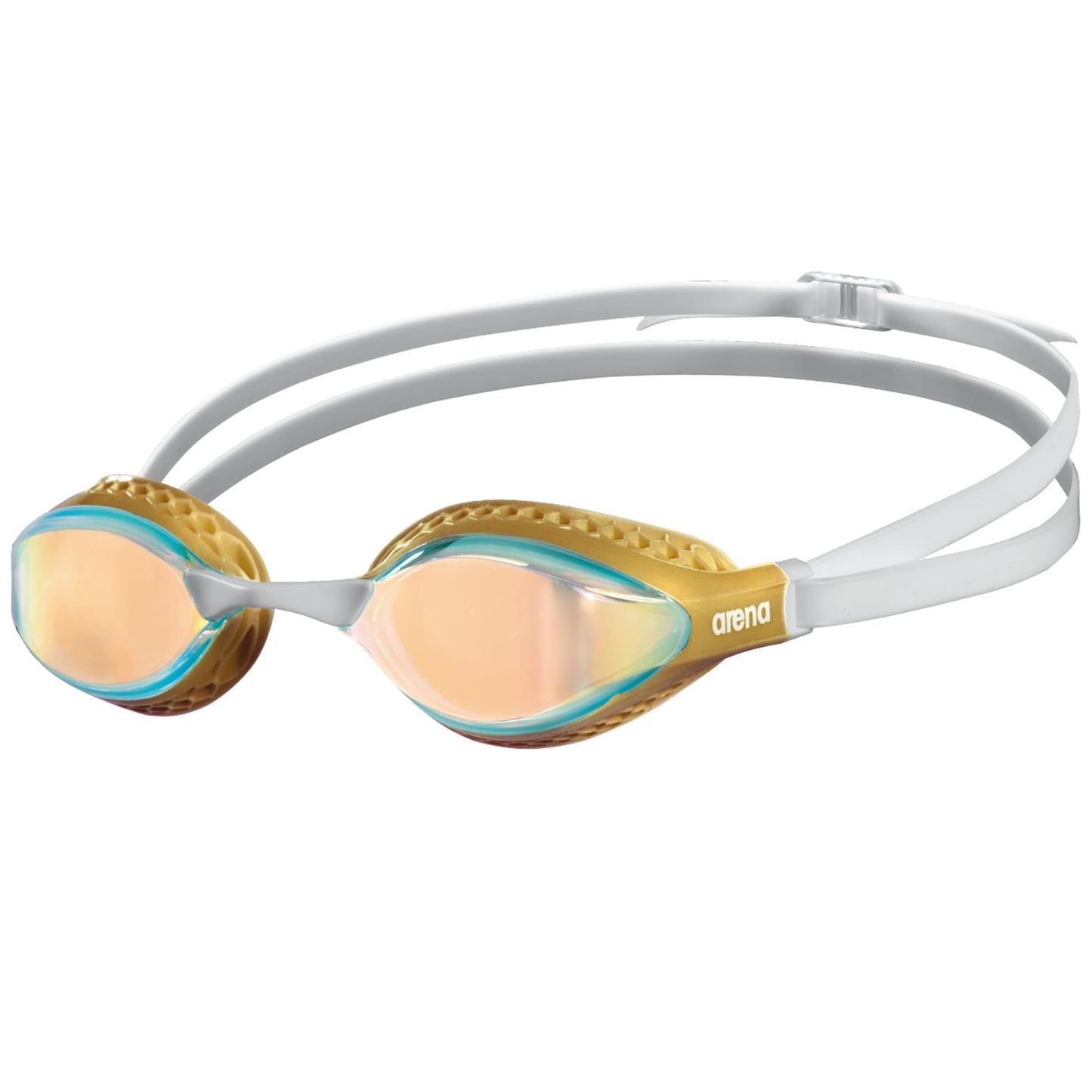Arena 003151-206-UNITALLA Goggles, Air-Speed Mirror, Amarillo/Blanco, Unitalla