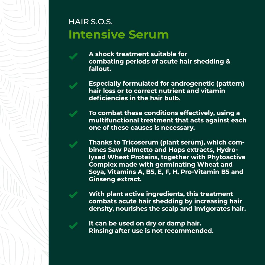 NaturVital Sérum Tratamiento Intensivo Anticaída, Azul, 84 Mililitros