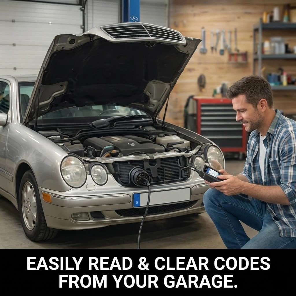Cable Adaptador de Diagnóstico OBD2 BTBcoin 38 Pines a 16 Pines Mercedes Benz