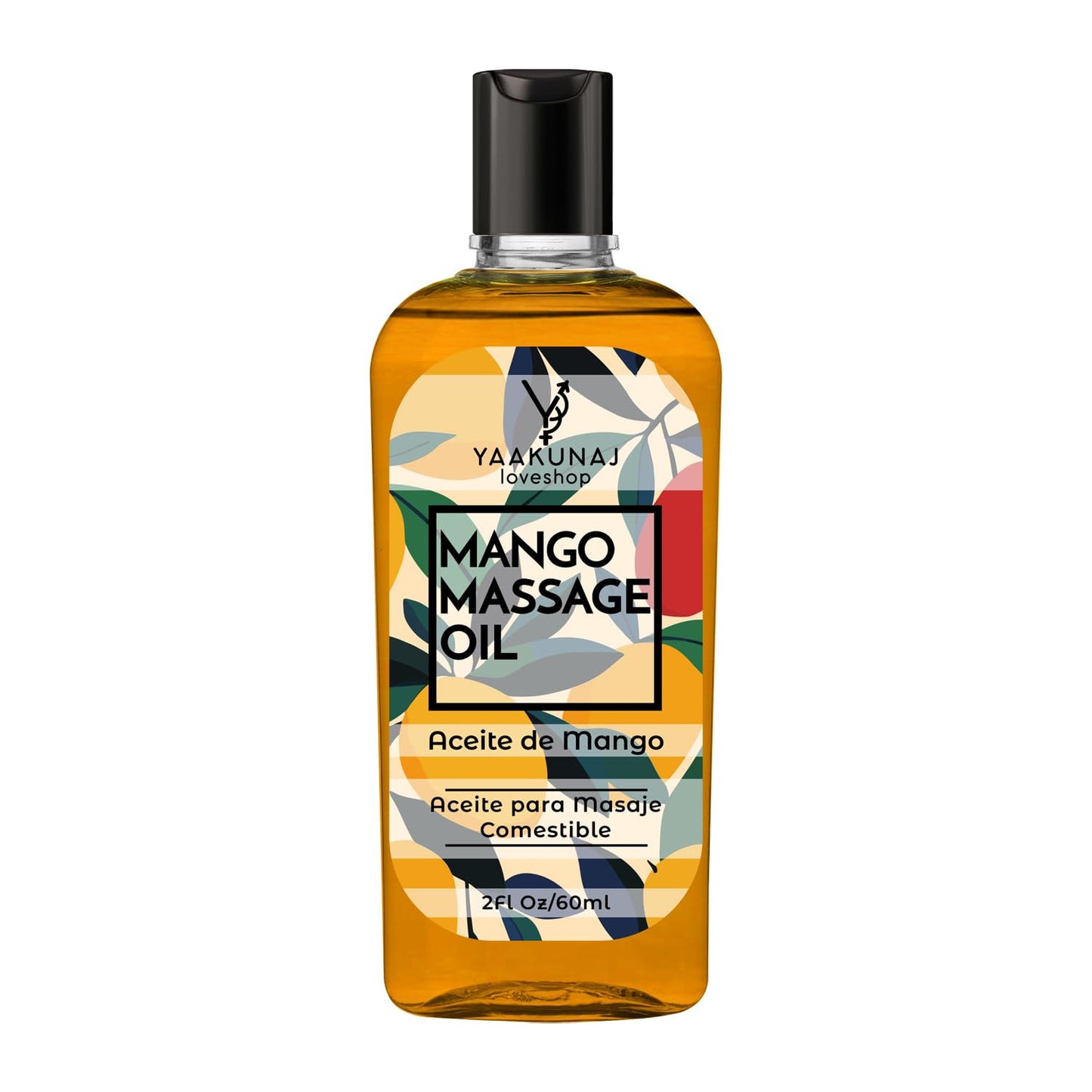 Aceite Para Masaje Yaakunaj Sabor Mango 60 ml