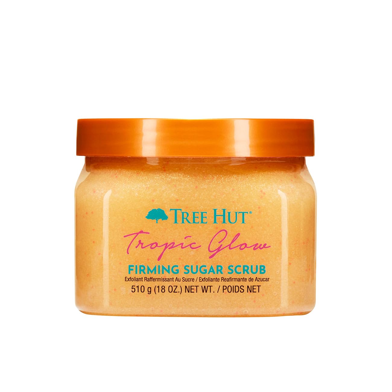 Exfoliante Corporal TREE HUT Tropic Glow Reafirmante de Azúcar Natural e Hidratante con Manteca de Karité y Aceites Naturales
