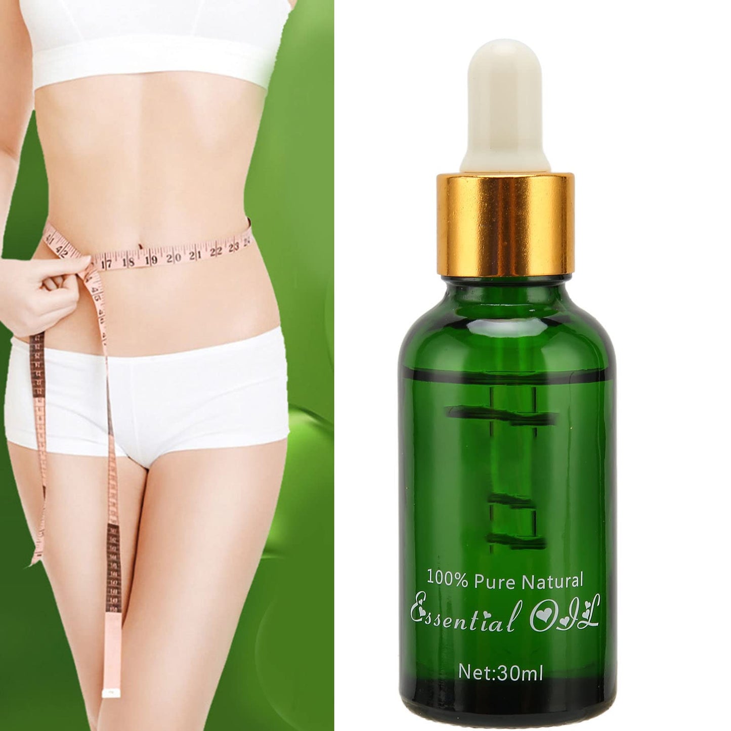 Aceite Reductor Anticelulítico 30ml - Elimina Celulitis y Grasa - Tratamiento Reductor Corporal Natural - ¡Reduce Medidas Ahora!
