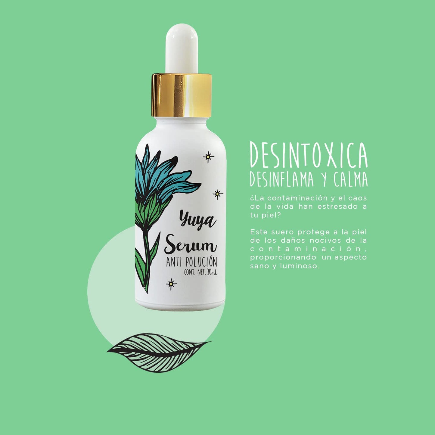 Yuya - Republic Cosmetics Serum Anti Polución Basado en Cosmética Coreana 30 ml
