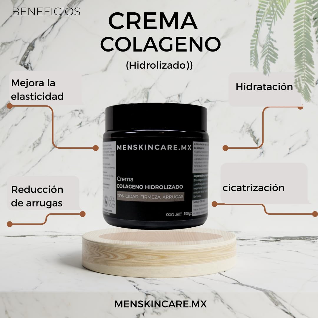 Crema de Colágeno Hidrolizado 100g: Hidratación Profunda y Restauradora para la Piel