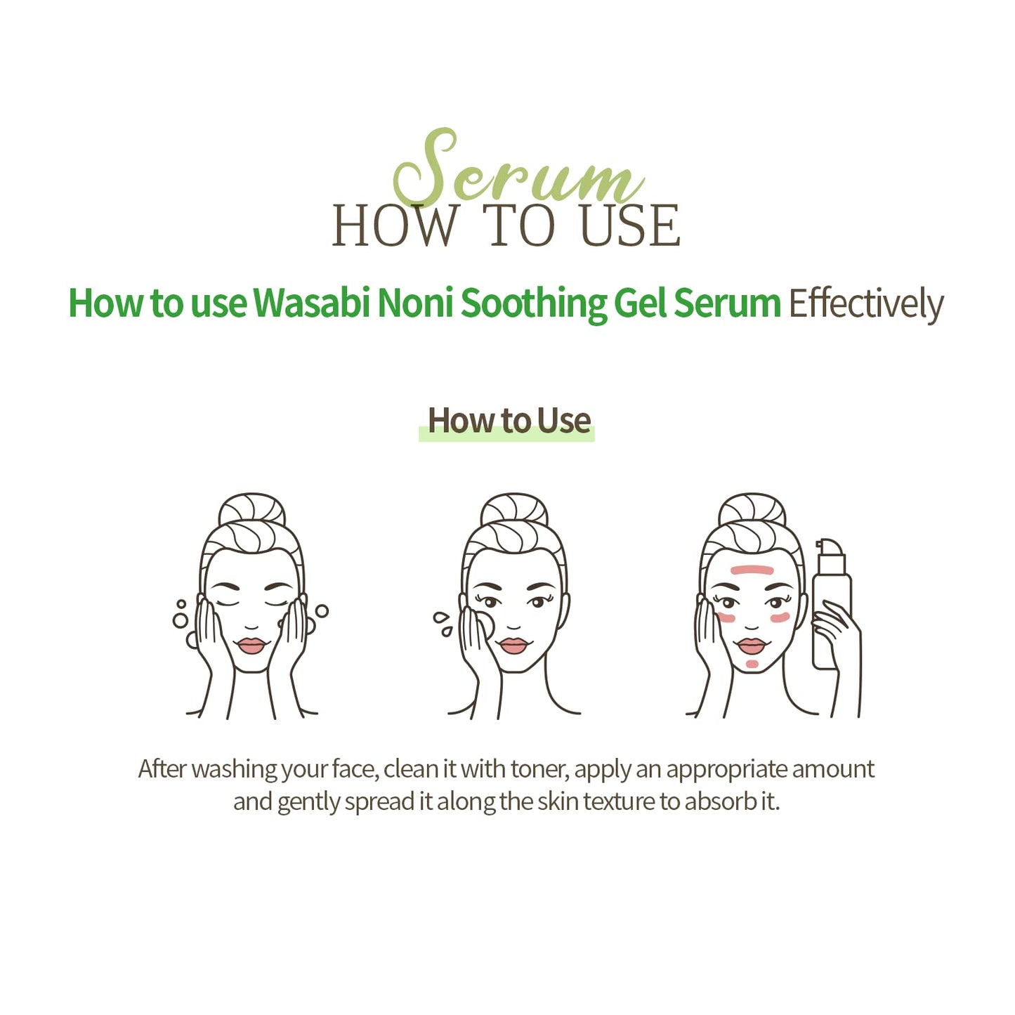 Miss Dragon Vegan Acne Skin Wasabi Soothing Korean Facial Serum
