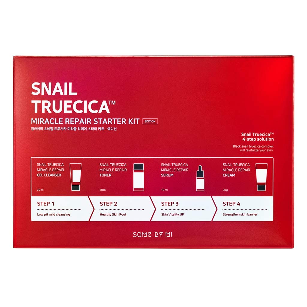 Snail Truecica Miracle Repair Starter kit - Some by mi - Arigato Beauty