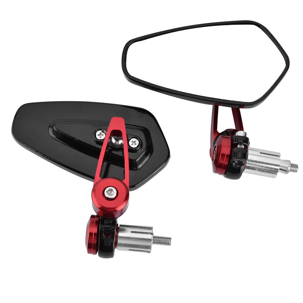 Espejos Retrovisores Motocicleta Universal Aleación de Aluminio 7/8" 22mm Barra Lateral