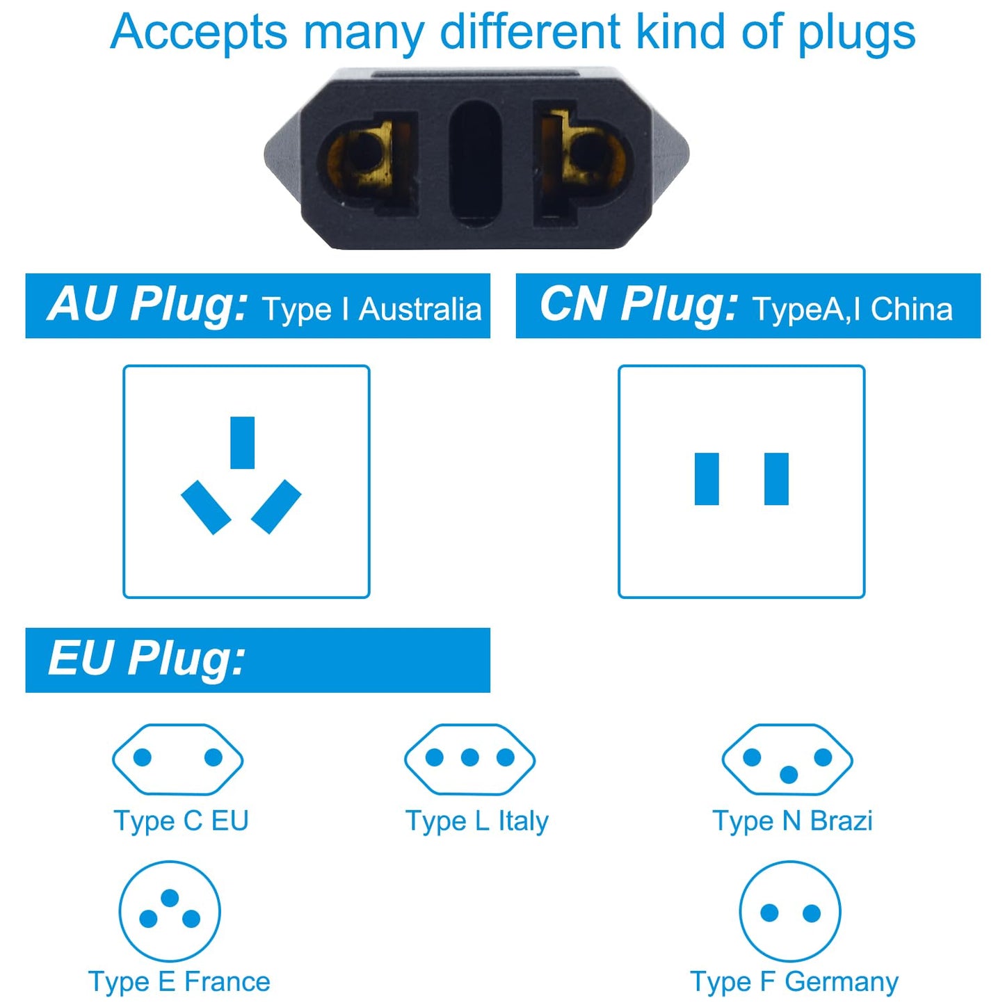 HOPESUNIN Adaptadores Internacionales (Adaptadores 1)