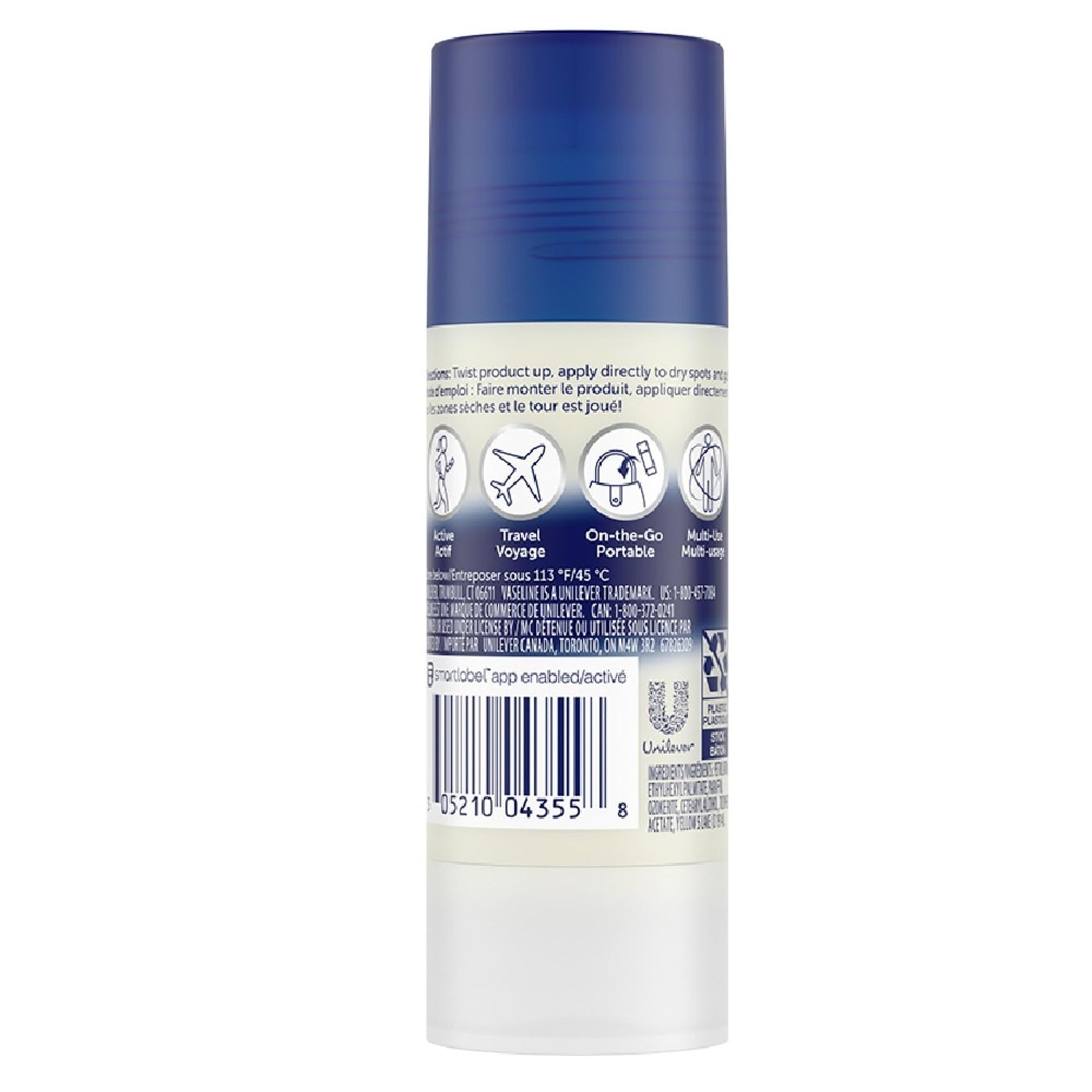 Vaseline - Bálsamo Corporal En Barra (1 Pieza de 40 g.), Original