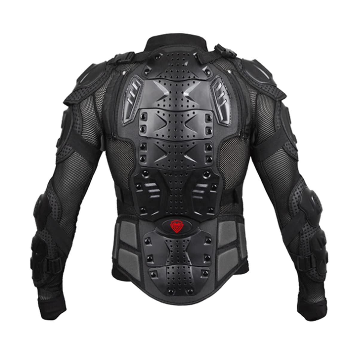 Chamarra de Protección SULAITE Negra, Armadura para Motocicleta en Talla XXL