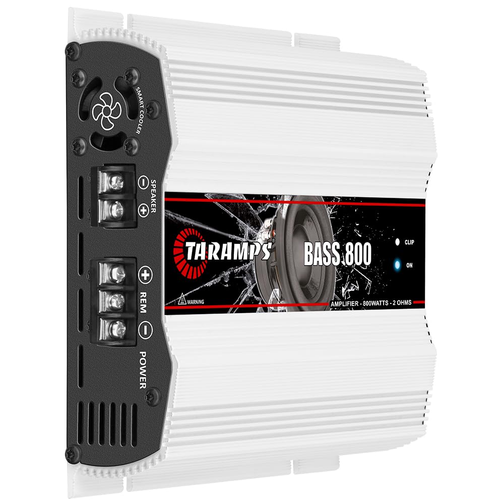 Amplificador Monobloque Taramps Bass 800 2 Ohmios 800 Vatios Rms para Carro