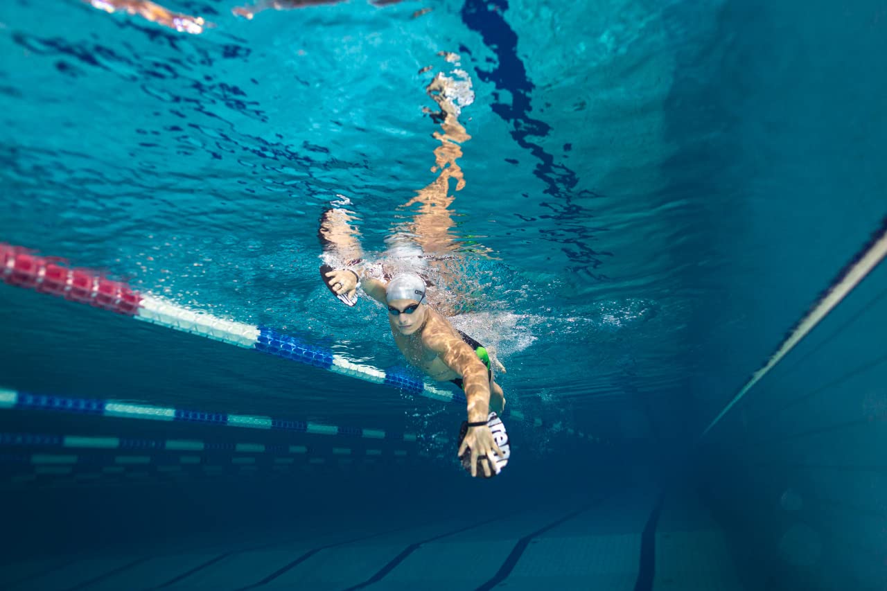 Arena Tracks, gafas de natación espejadas Negro/plateado humo/negro Una talla 0.00|pounds